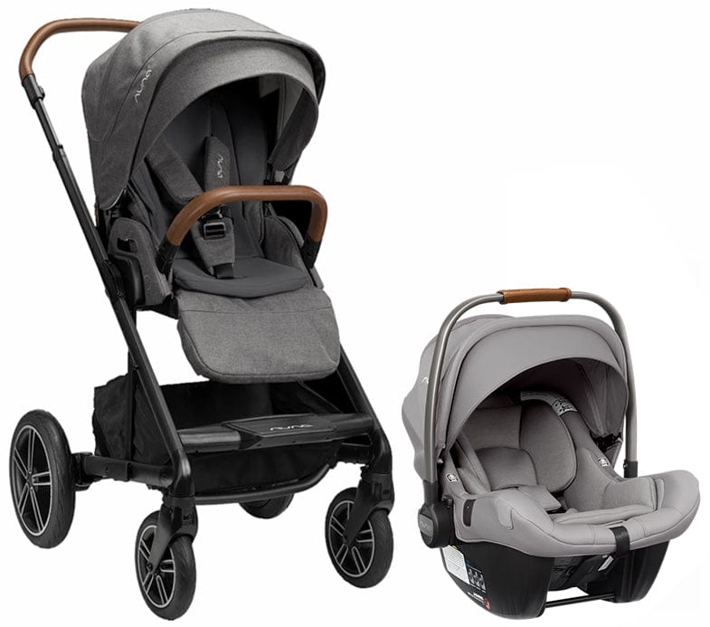 Nuna MIXX Next + PIPA Lite LX Travel System Bundle - Granite/Frost - ST13420GRN-CF08501FRT
