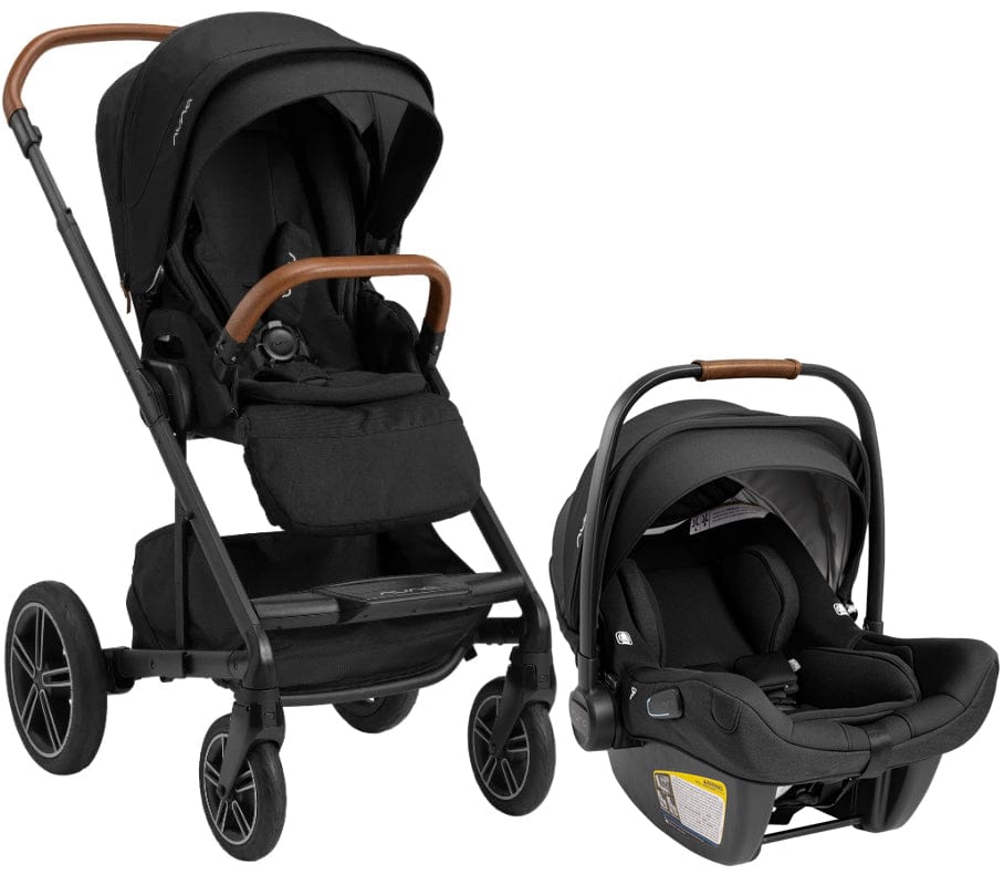 Nuna MIXX Next + PIPA Lite RX Travel System Bundle - Caviar/Caviar - ST13419CVR-CF10208600CVR