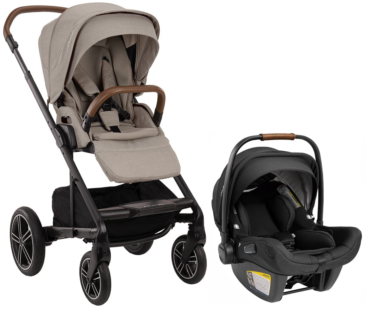 Nuna MIXX Next + PIPA Lite RX Travel System Bundle - Hazelwood / Caviar - ST13440HAZ-CF10208600CVR