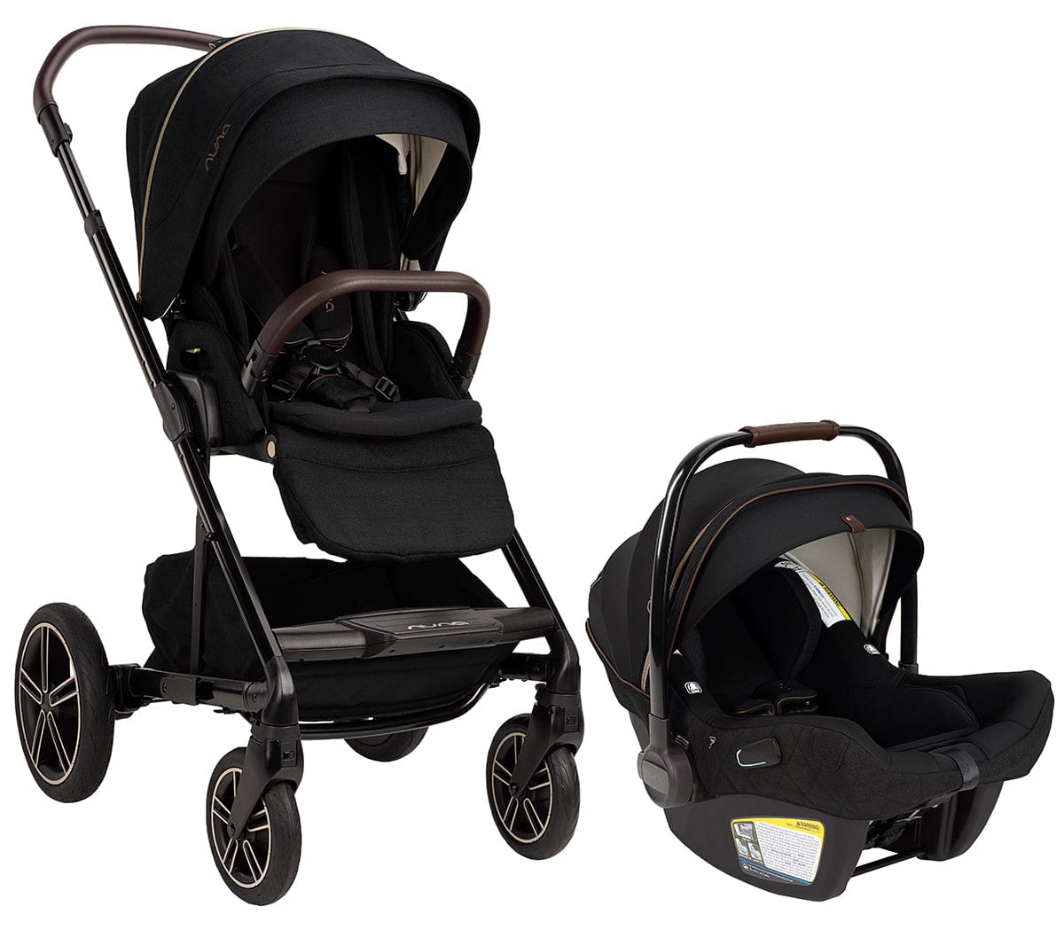 Nuna MIXX Next + PIPA Lite RX Travel System Bundle - Riveted
