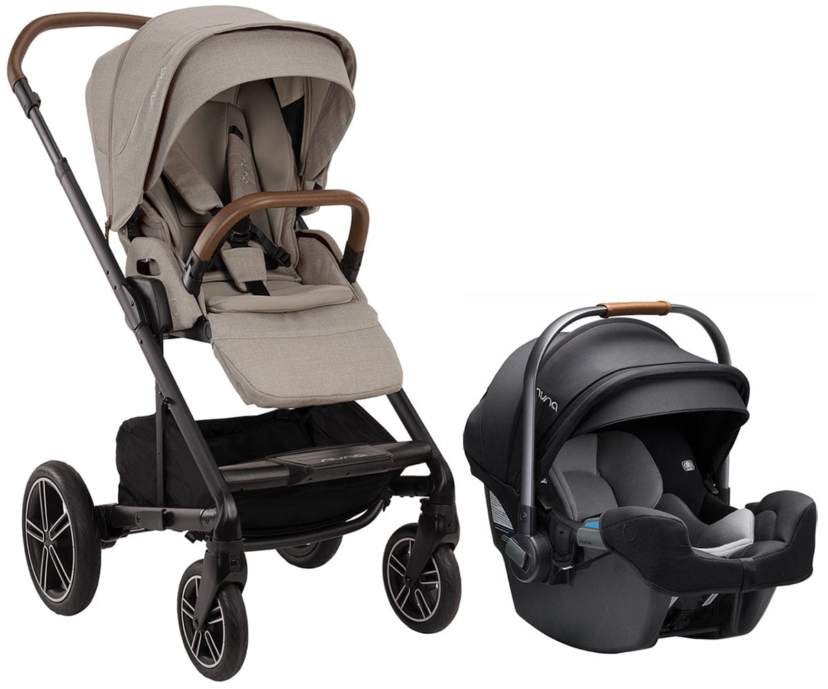 Nuna MIXX Next + PIPA RX Travel System Bundle - Hazelwood / Caviar - ST13440HAZ-CF12508600CVR