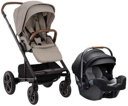 Nuna MIXX Next + PIPA RX Travel System Bundle - Hazelwood / Caviar - ST13440HAZ-CF12508600CVR