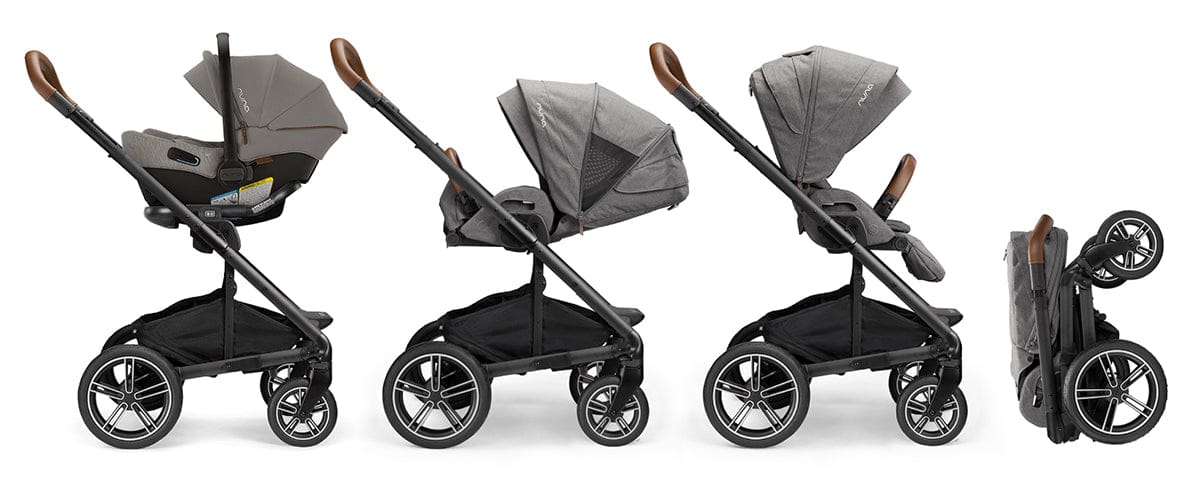 Nuna MIXX next + PIPA urbn Travel System - Granite - TS13415601GRN