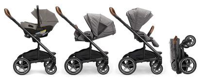 Nuna MIXX next + PIPA urbn Travel System - Granite - TS13415601GRN