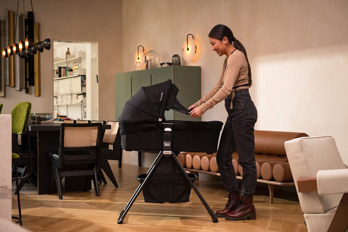 Nuna MIXX Next Stroller + Bassinet with Stand Bundle
