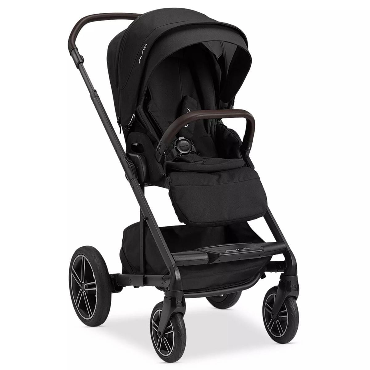 Nuna MIXX Next Stroller with Magnetic Buckle - Caviar / Chocolate - ST13453CCR