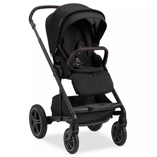 Nuna MIXX Next Stroller with Magnetic Buckle - Caviar / Chocolate - ST13453CCR