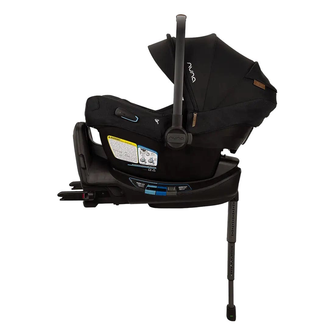 Nuna MIXX Next with Magnetic Buckle + PIPA Aire RX Travel System (One Box) - Caviar - Z2ST13418CVR
