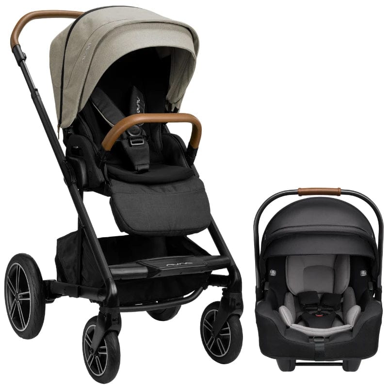 Nuna MIXX Next + PIPA RX Travel System Bundle - Timber/Caviar - ST13421TIM-CF12508600CVR