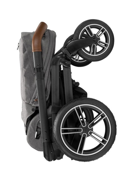 Nuna MIXX Next with Magnetic Buckle + Pipa RX Infant Car Seat Travel System Bundle - Granite - Z2ST13486GRN
