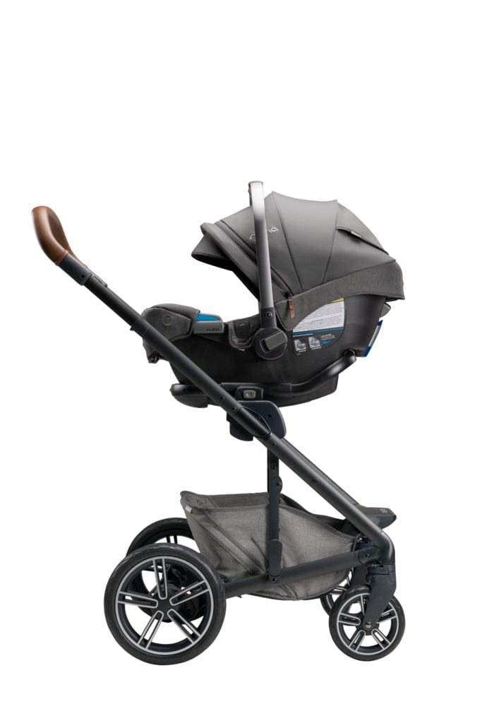 Nuna MIXX Next with Magnetic Buckle + Pipa RX Infant Car Seat Travel System Bundle - Granite - Z2ST13486GRN