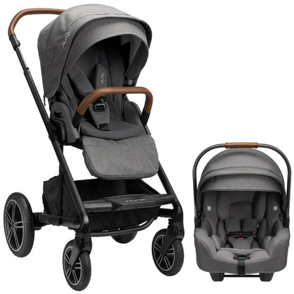 Nuna MIXX Next with Magnetic Buckle + Pipa RX Infant Car Seat Travel System Bundle - Granite - Z2ST13486GRN
