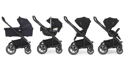 Nuna Mixx2 + Pipa Lite LX Travel System - Caviar - Z2TS-41-001C