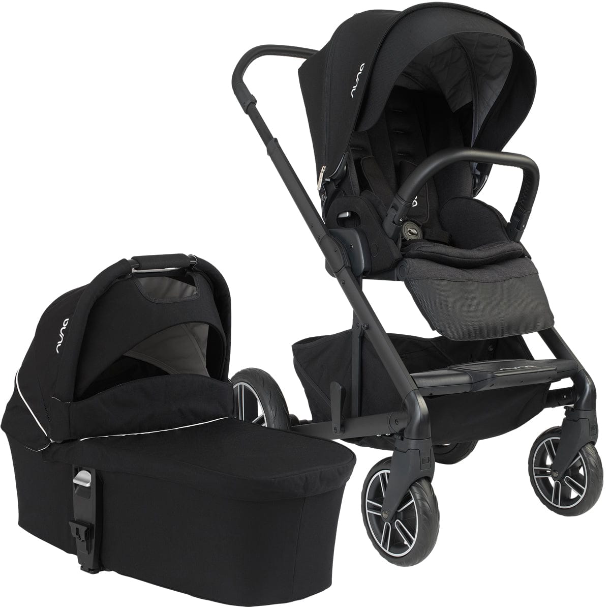 Nuna Mixx2 Stroller + Bassinet - Caviar - STC08000CVR