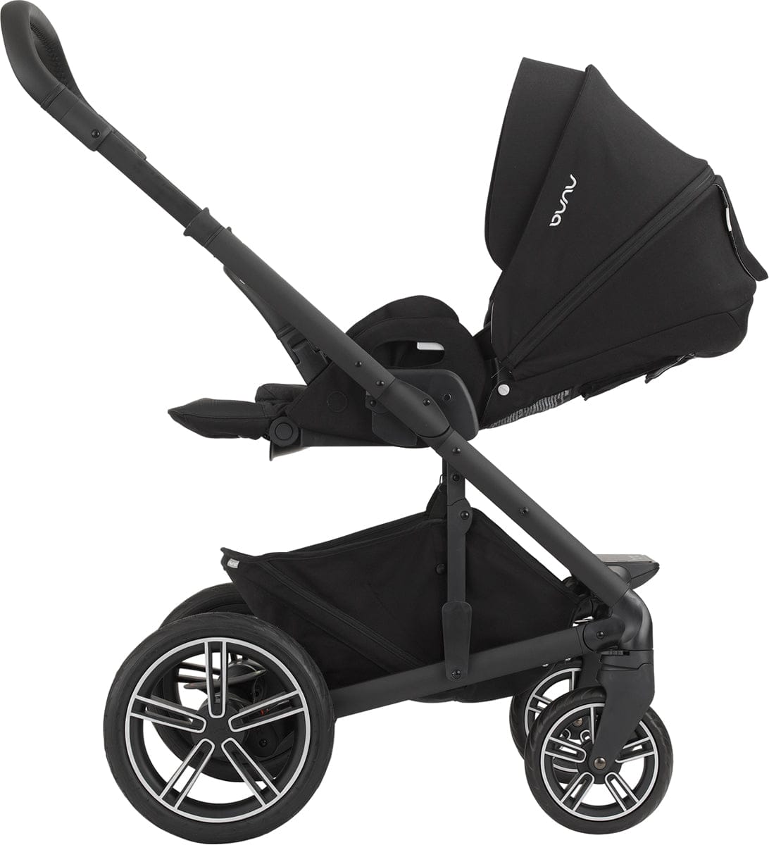 Nuna Mixx2 Stroller + Bassinet - Caviar - STC08000CVR