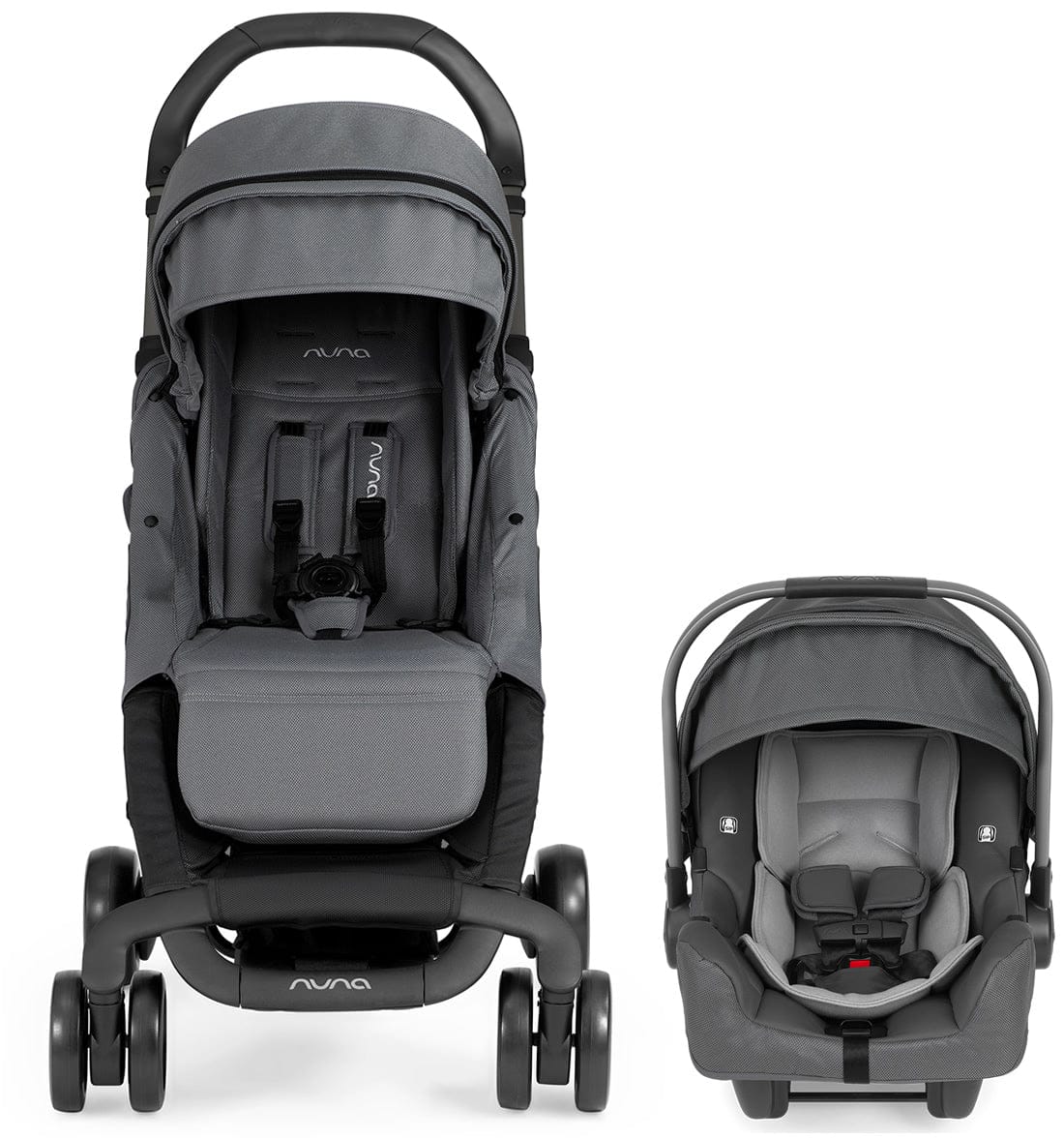 Nuna Pepp Dream Drape & Pipa Travel System - Graphite