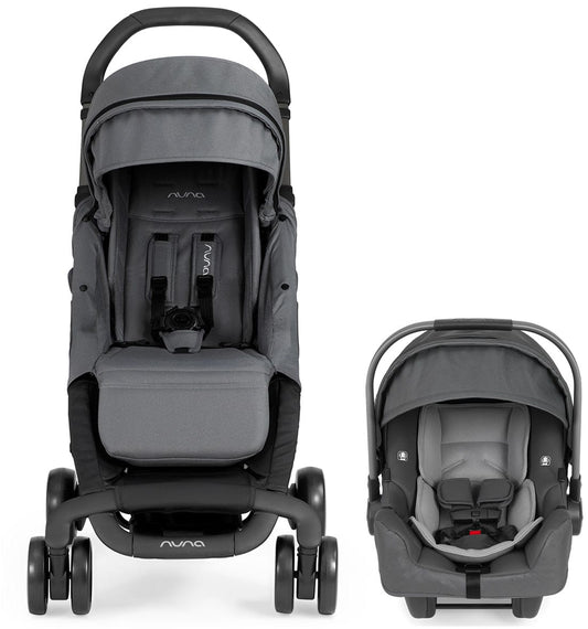 Nuna Pepp Dream Drape & Pipa Travel System - Graphite - Z2TS-18-024