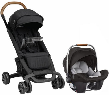 Nuna PEPP Next + PIPA Lite LX Travel System Bundle - Caviar/Caviar - ST14003CVR-CF08501CVR