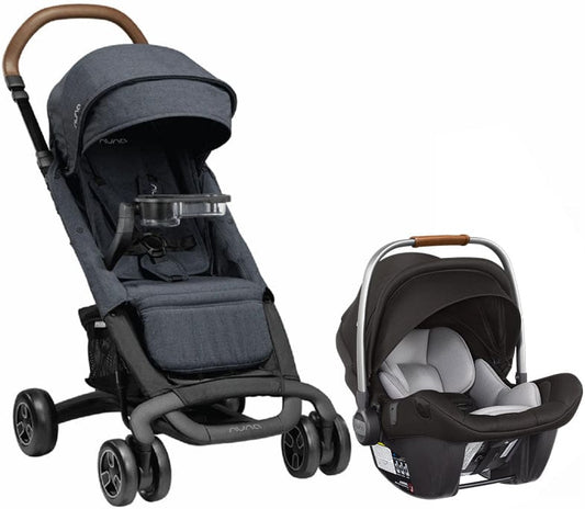 Nuna PEPP Next + PIPA Lite LX Travel System Bundle - Lake/Caviar - ST14003LAK-CF08501CVR