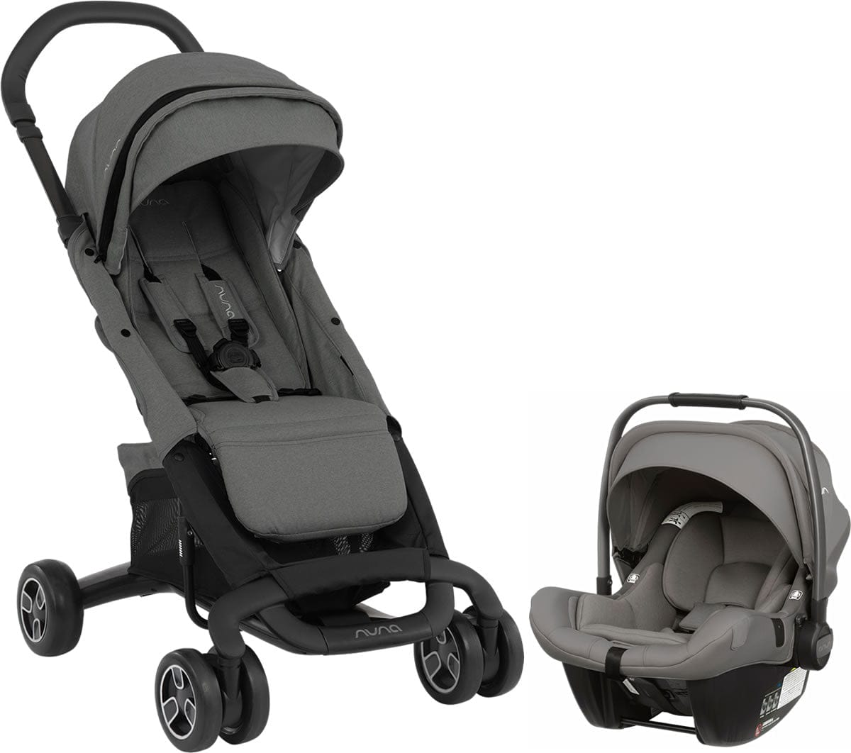 Nuna Pepp Next & Pipa Lite LX Travel System - Frost - ST09401FRT-CF08501FRT