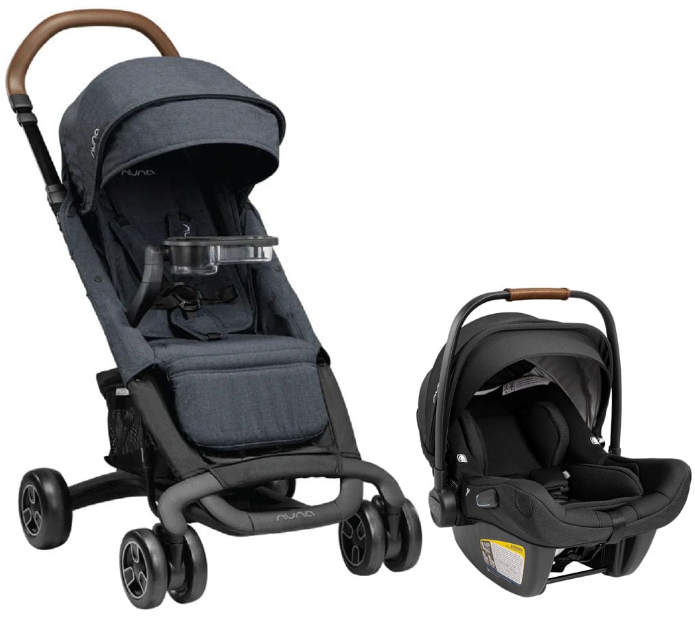 Nuna PEPP Next + PIPA Lite RX Travel System Bundle - Lake/Caviar - ST14003LAK-CF10208600CVR