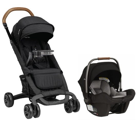 Nuna PEPP Next + PIPA Lite Travel System Bundle - Caviar/Caviar - ST14003CVR-CF08500CVR