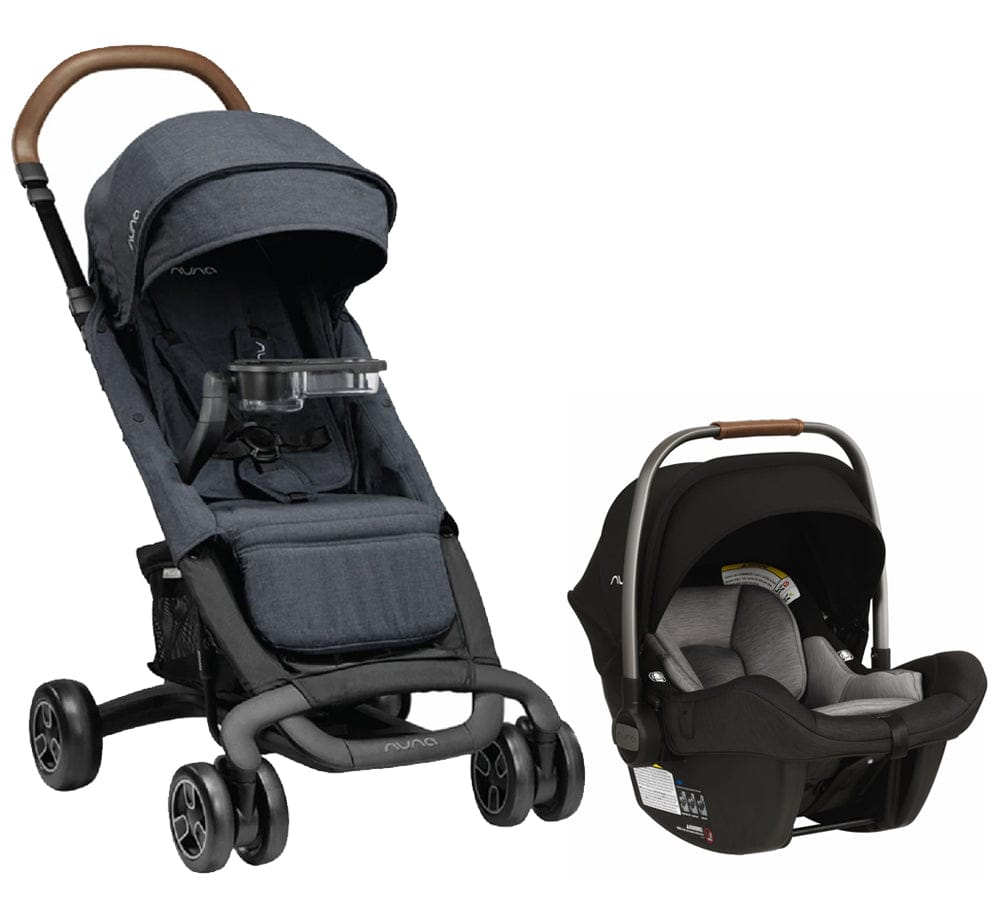Nuna PEPP Next + PIPA Lite Travel System Bundle - Lake/Caviar - ST14003LAK-CF08500CVR