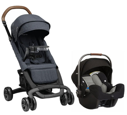 Nuna PEPP Next + PIPA Travel System Bundle - Lake/Caviar - ST14003LAK-CF03501CVR