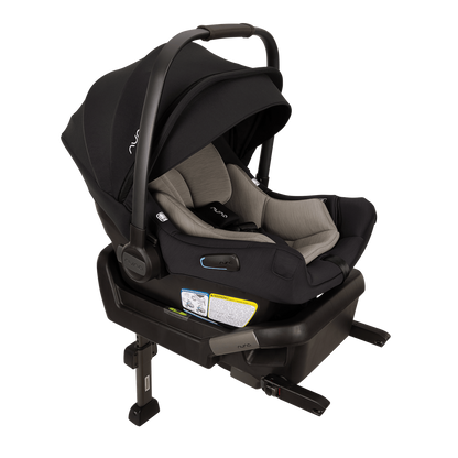 Nuna Pipa Aire Infant Car Seat + Pipa Series Base - Caviar / Chocolate - CF18500CCR