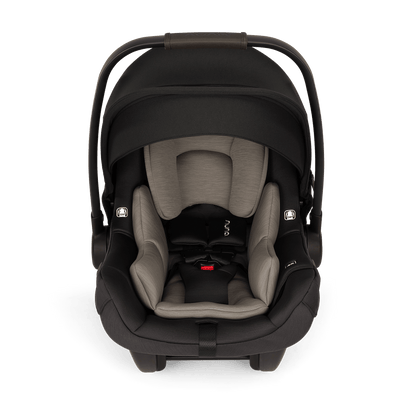 Nuna Pipa Aire Infant Car Seat + Pipa Series Base - Caviar / Chocolate - CF18500CCR