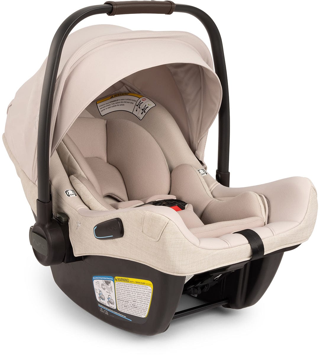 Nuna PIPA Aire RX Infant Car Seat + PIPA RELX Base with Load Leg - Biscotti - CF18508600BIS