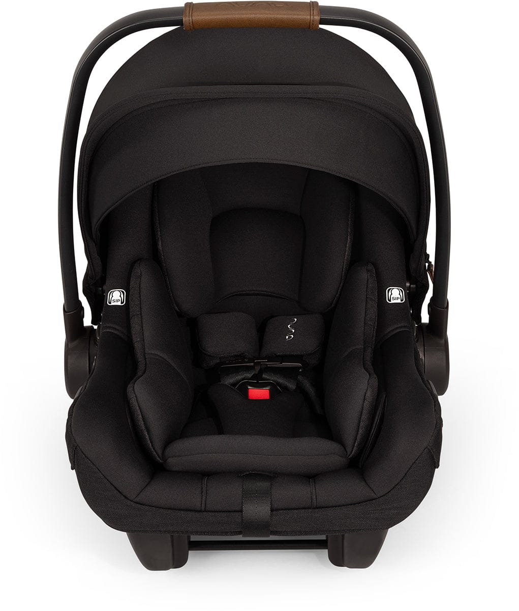 Nuna PIPA Aire RX Infant Car Seat + PIPA RELX Base with Load Leg - Caviar - CF18508600CVR