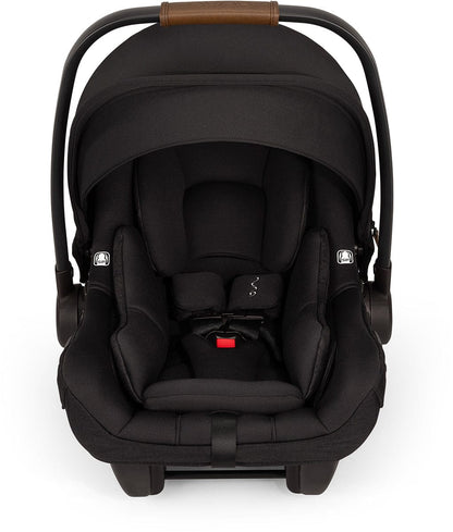 Nuna PIPA Aire RX Infant Car Seat + PIPA RELX Base with Load Leg - Caviar - CF18508600CVR