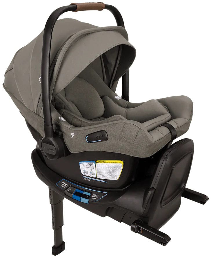 Nuna PIPA Aire RX Infant Car Seat + PIPA RELX Base with Load Leg - Granite - CF18508600GRN
