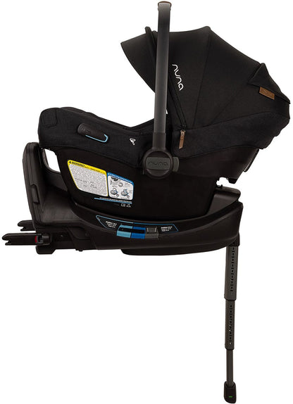 Nuna PIPA Aire RX Infant Car Seat + PIPA RELX Base with Load Leg - Hazelwood - CF18508600HAZ