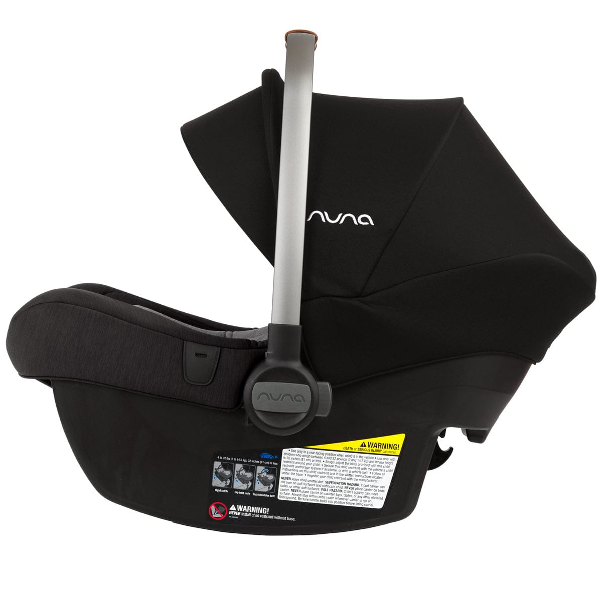Nuna Pipa Lite Infant Car Seat - Caviar - CF08500CVR
