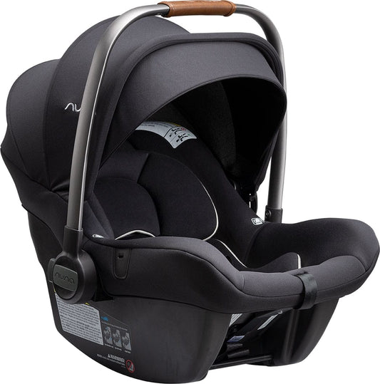 Nuna PIPA Lite R Lightweight Infant Car Seat + RELX Base with Load Leg - Caviar - CF08508600CVR