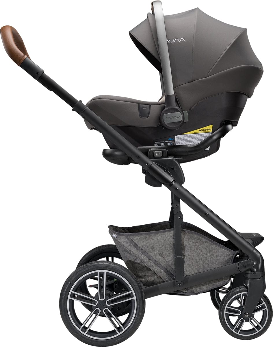 Nuna PIPA Lite R Lightweight Infant Car Seat + RELX Base with Load Leg - Granite - CF08508600GRN