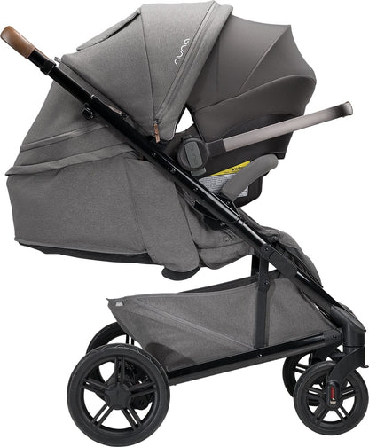 Nuna PIPA Lite R Lightweight Infant Car Seat + RELX Base with Load Leg - Granite - CF08508600GRN