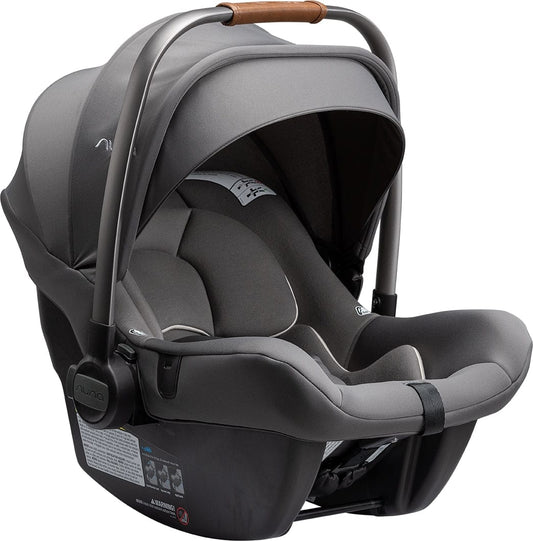 Nuna PIPA Lite R Lightweight Infant Car Seat + RELX Base with Load Leg - Granite - CF08508600GRN