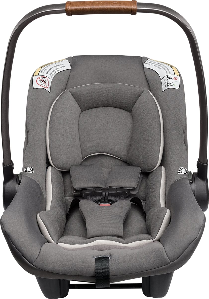 Nuna PIPA Lite R Lightweight Infant Car Seat + RELX Base with Load Leg - Granite - CF08508600GRN