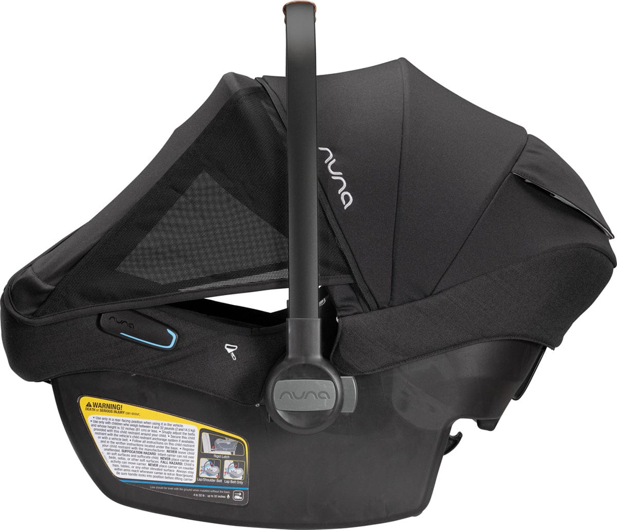 Nuna PIPA Lite RX Lightweight Infant Car Seat with Load Leg - Caviar - CF10208600CVR