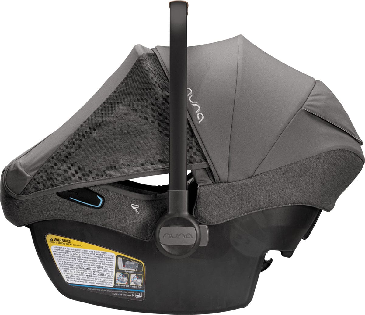 Nuna PIPA Lite RX Lightweight Infant Car Seat with Load Leg - Granite - CF10208600GRN