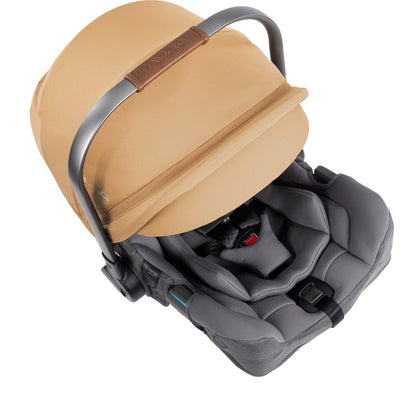 Nuna PIPA RX Infant Car Seat + RELX Base with Load Leg - Camel - CF12508601CAM