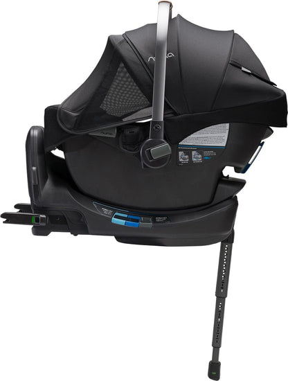 Nuna PIPA RX Infant Car Seat + RELX Base with Load Leg - Caviar - CF12508600CVR
