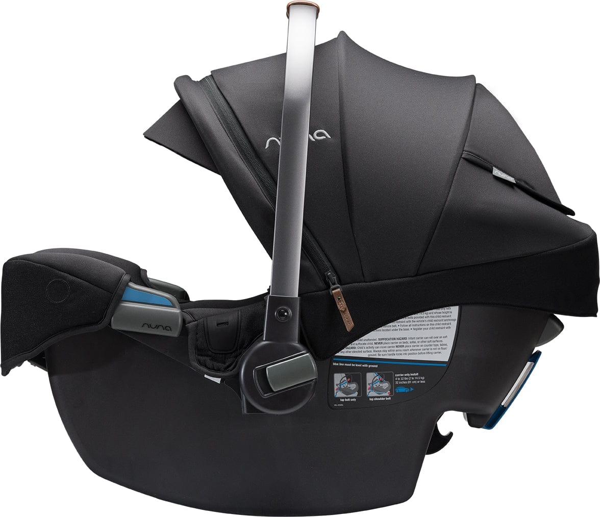 Nuna PIPA RX Infant Car Seat + RELX Base with Load Leg - Caviar - CF12508600CVR