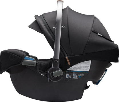 Nuna PIPA RX Infant Car Seat + RELX Base with Load Leg - Caviar - CF12508600CVR