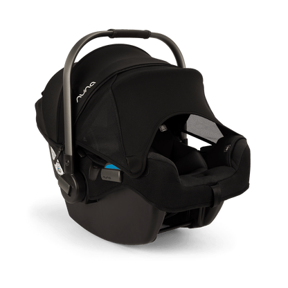 Nuna PIPA RX Infant Car Seat + RELX Base with Load Leg - Caviar / Chocolate - CF12508610CCR