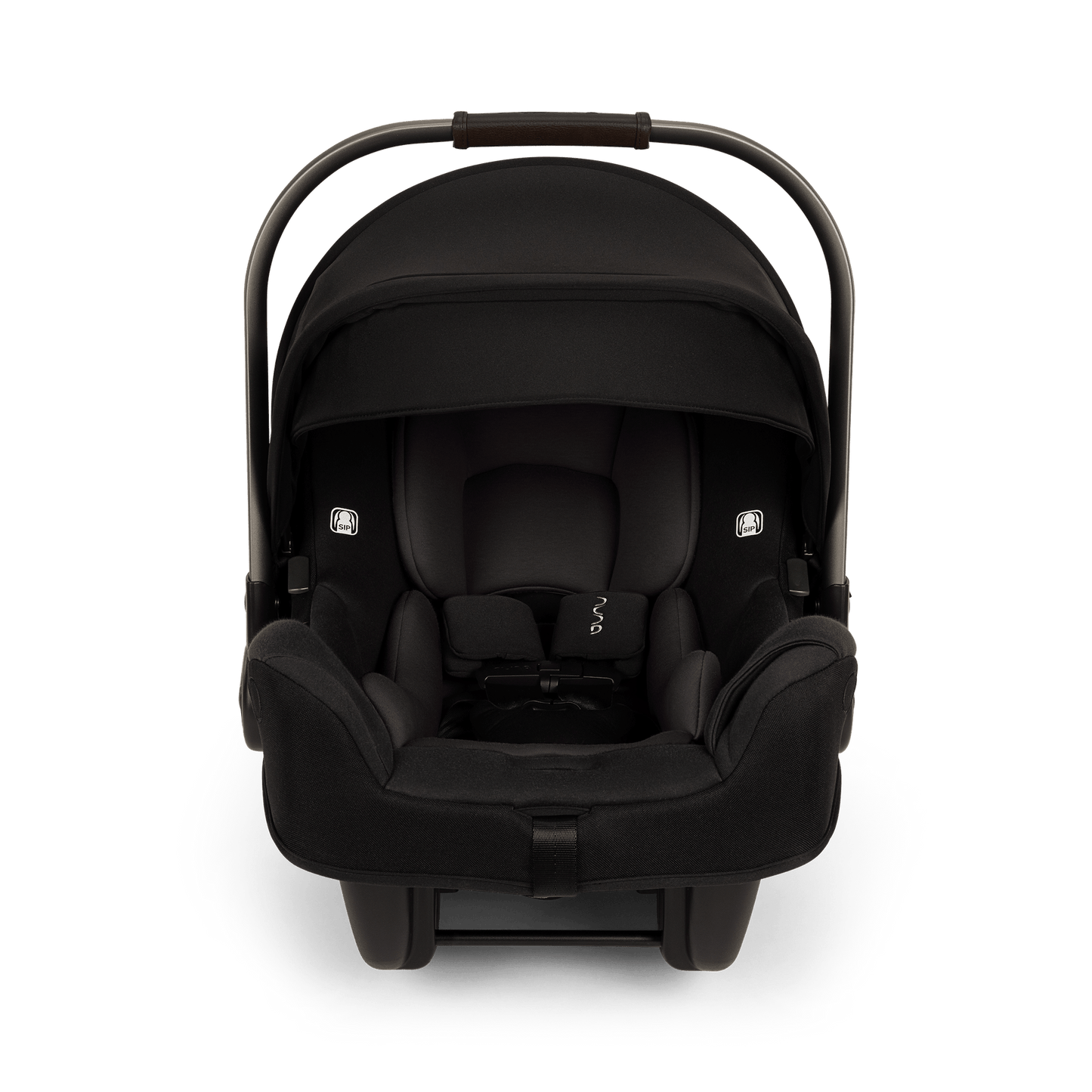 Nuna PIPA RX Infant Car Seat + RELX Base with Load Leg - Caviar / Chocolate - CF12508610CCR