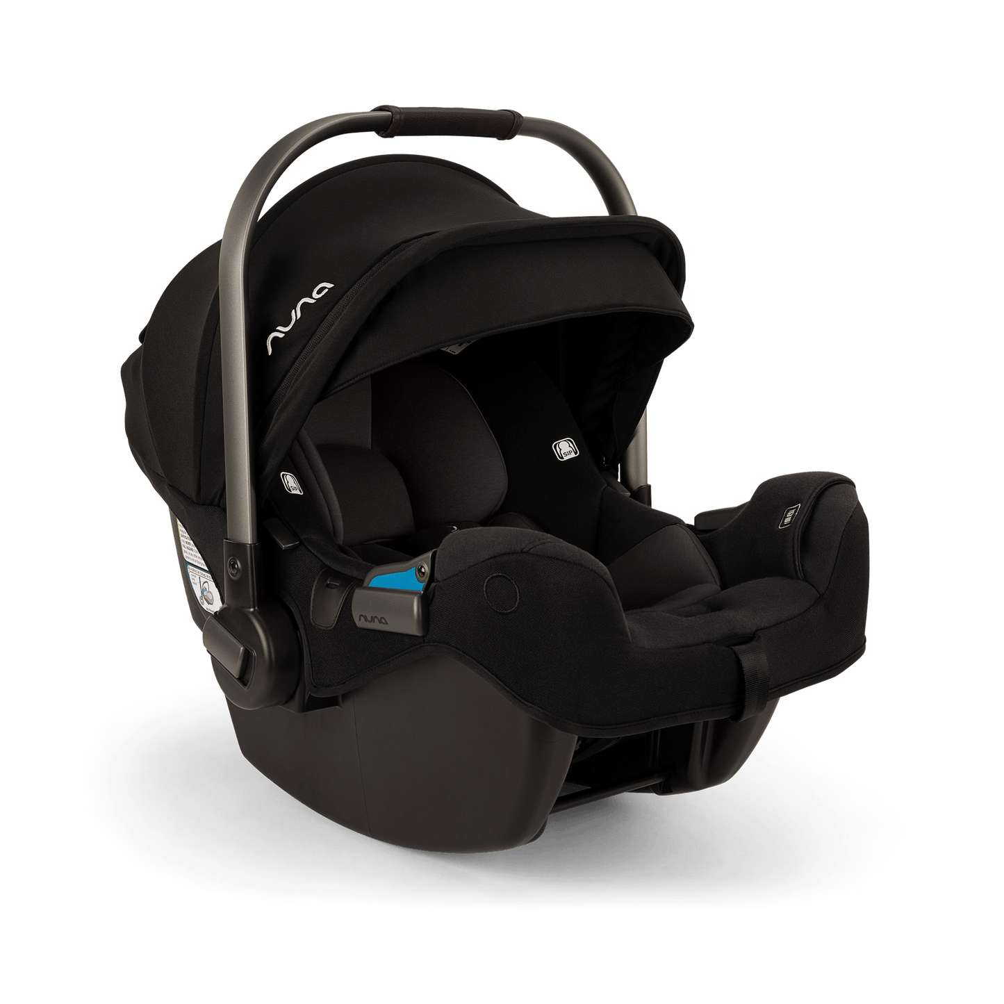 Nuna PIPA RX Infant Car Seat + RELX Base with Load Leg - Caviar / Chocolate - CF12508610CCR